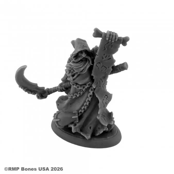07224 Darkrasp, Evil Priest - Reaper Bones USA