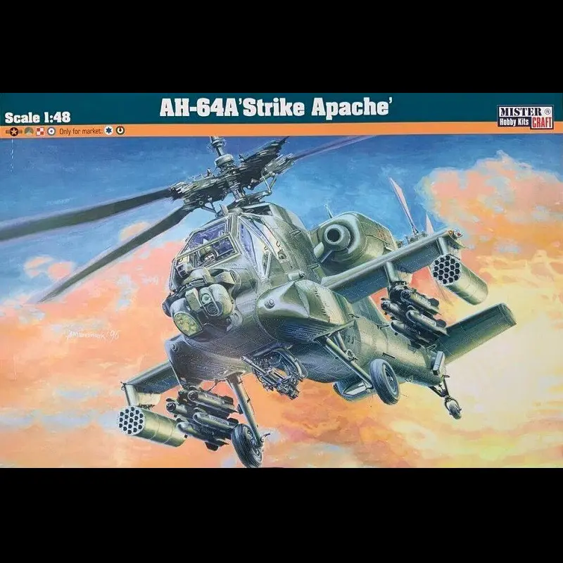 1/48 AH-64A Strike Apache - MisterCraft