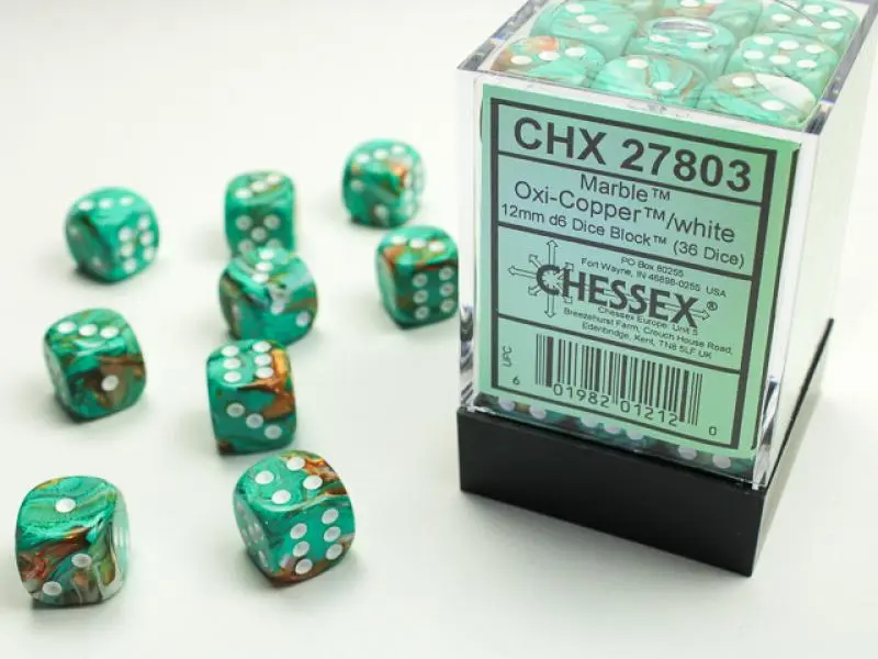 12mm D6 Dice Block (36)