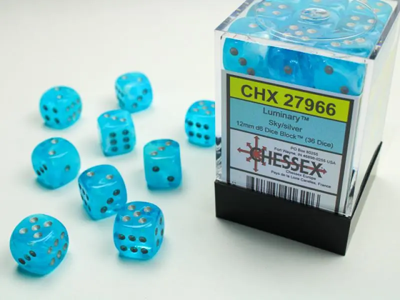 12mm D6 Dice Block (36)