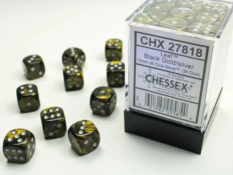 12mm D6 Dice Block (36)