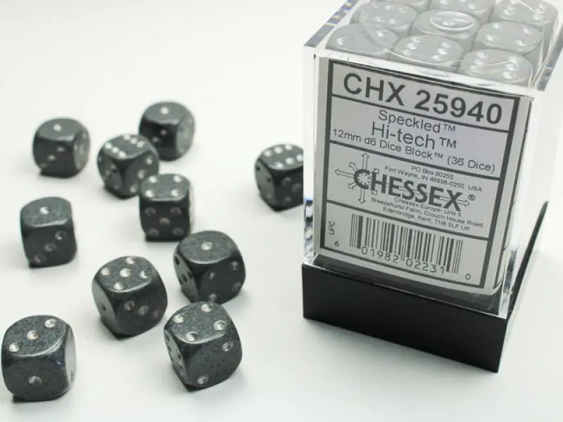 12mm D6 Dice Block (36)