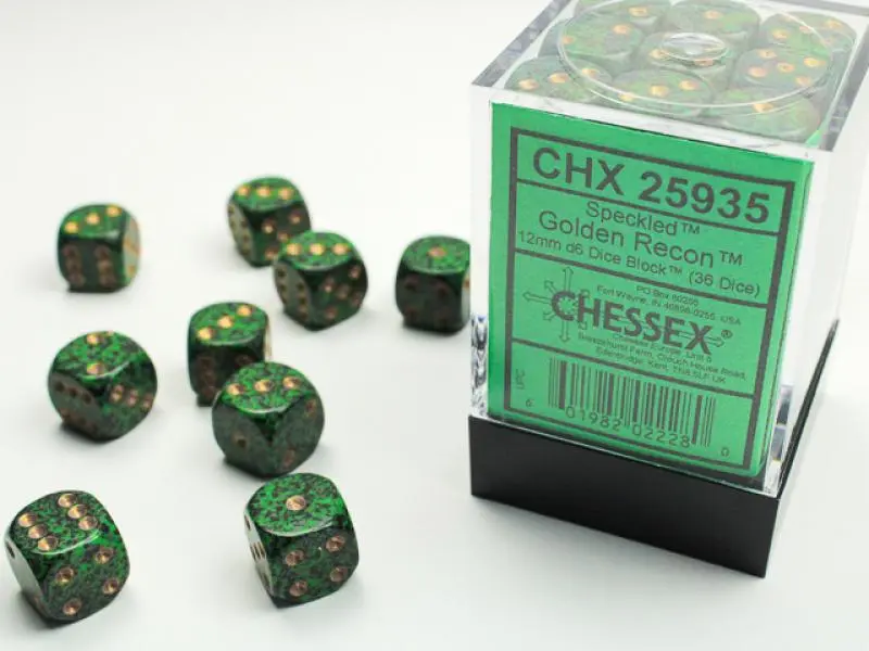 12mm D6 Dice Block (36)