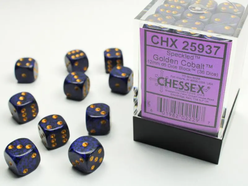 12mm D6 Dice Block (36)