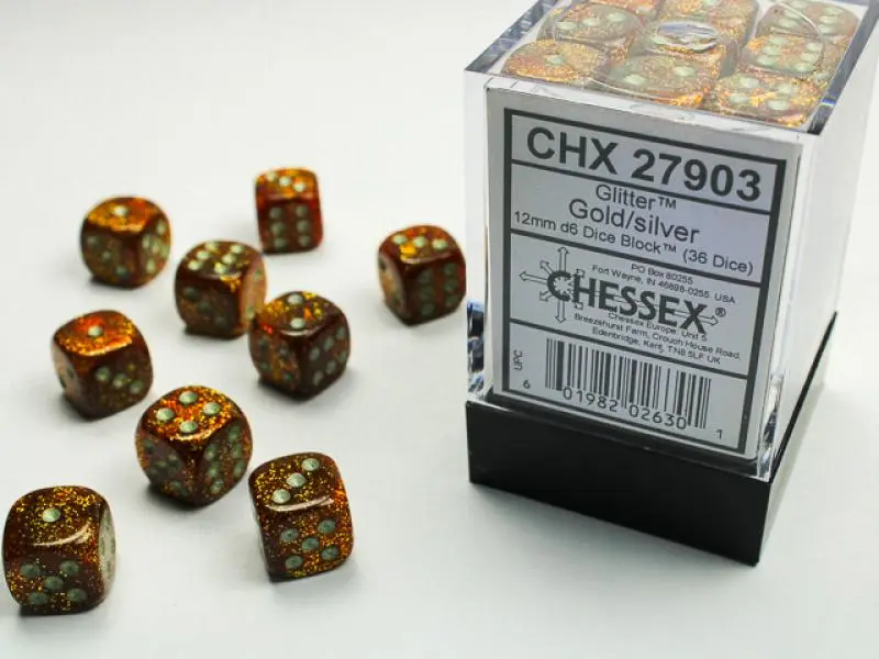 12mm D6 Dice Block (36)
