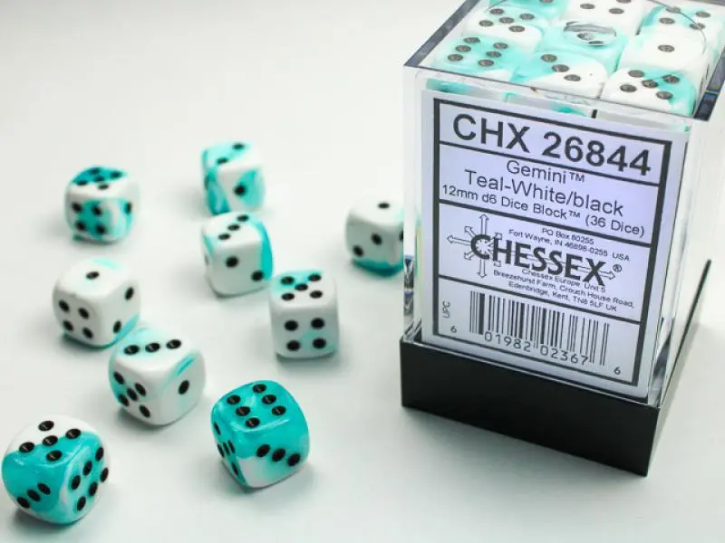 12mm D6 Dice Block (36)