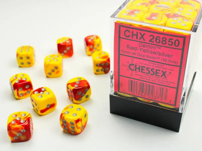 12mm D6 Dice Block (36)