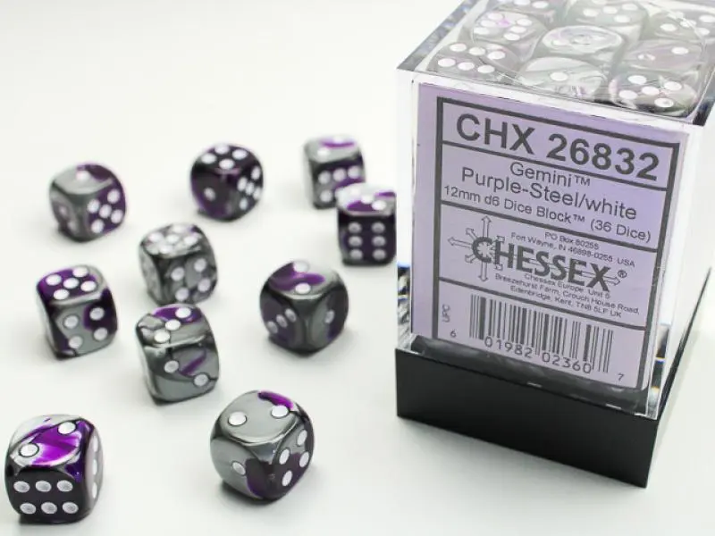 12mm D6 Dice Block (36)
