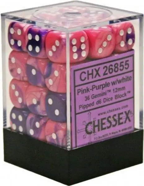 12mm D6 Dice Block (36)