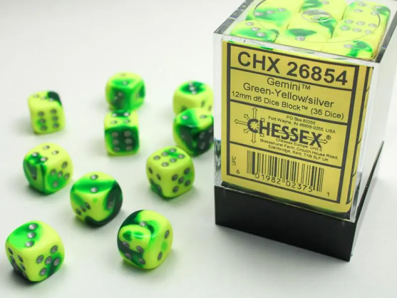 12mm D6 Dice Block (36)