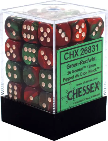 12mm D6 Dice Block (36)