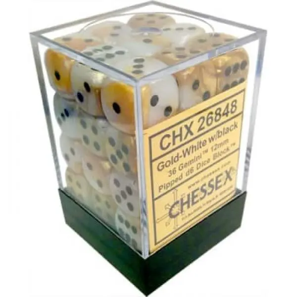 12mm D6 Dice Block (36)