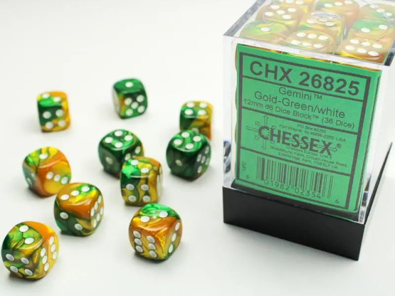 12mm D6 Dice Block (36)