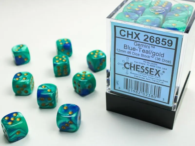 12mm D6 Dice Block (36)