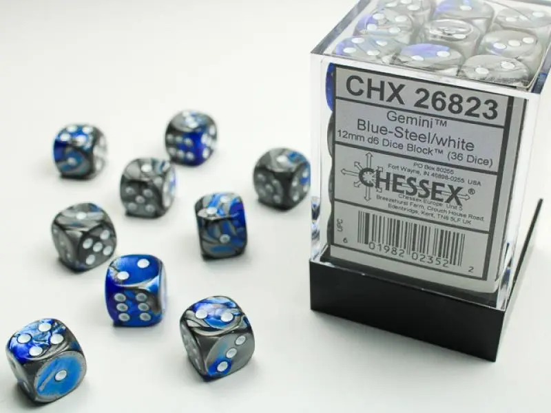 12mm D6 Dice Block (36)