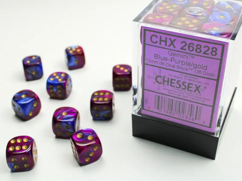 12mm D6 Dice Block (36)