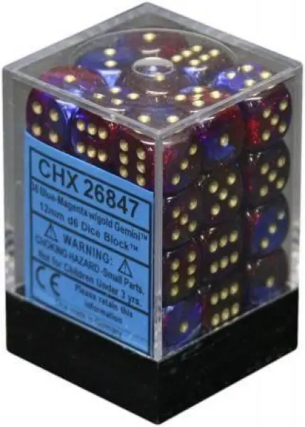 12mm D6 Dice Block (36)