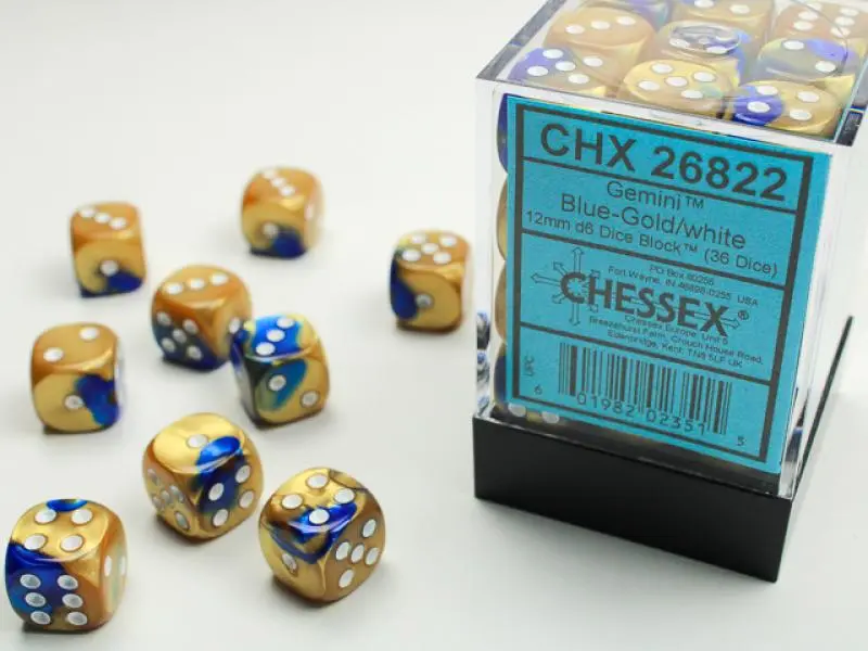 12mm D6 Dice Block (36)