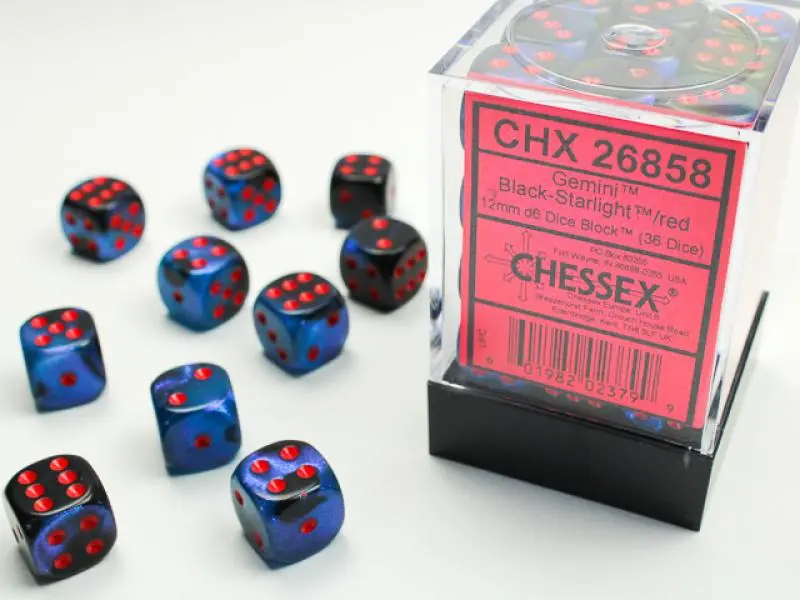 12mm D6 Dice Block (36)