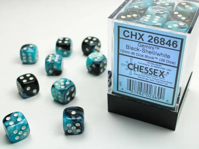 12mm D6 Dice Block (36)