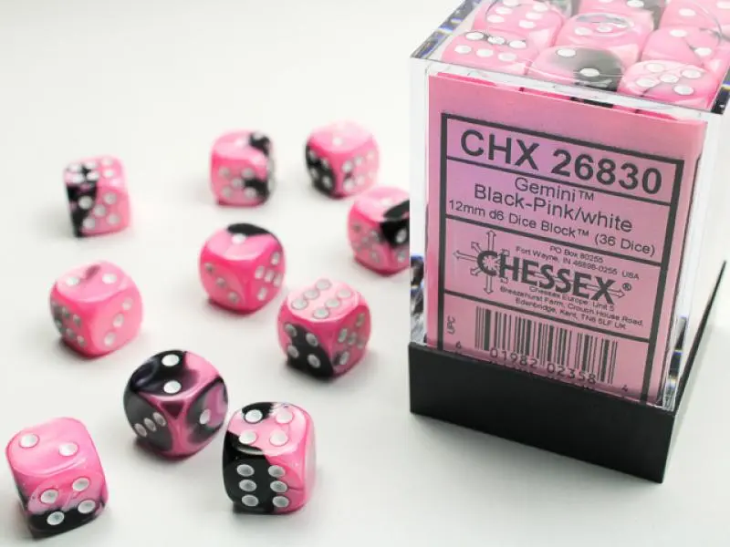 12mm D6 Dice Block (36)