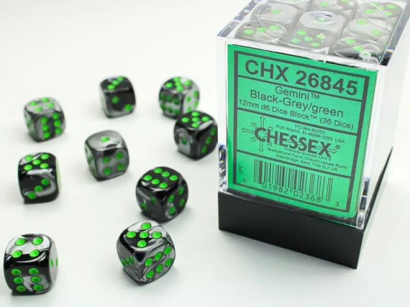 12mm D6 Dice Block (36)