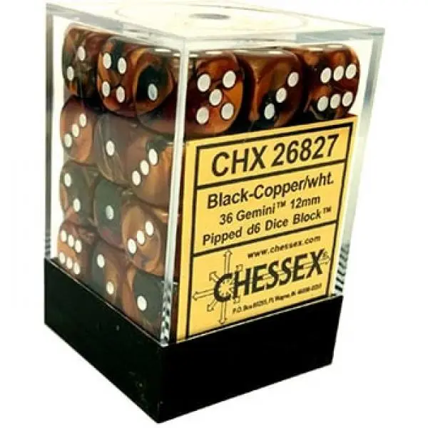 12mm D6 Dice Block (36)