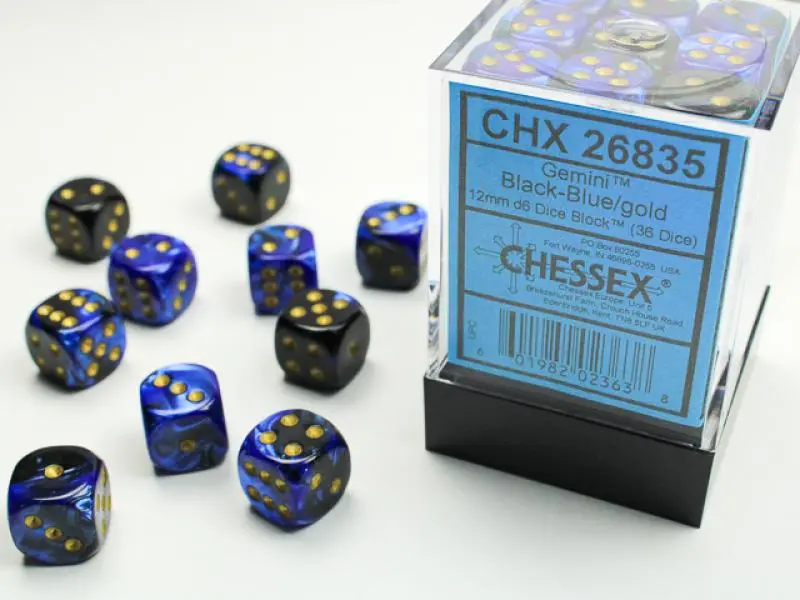 12mm D6 Dice Block (36)