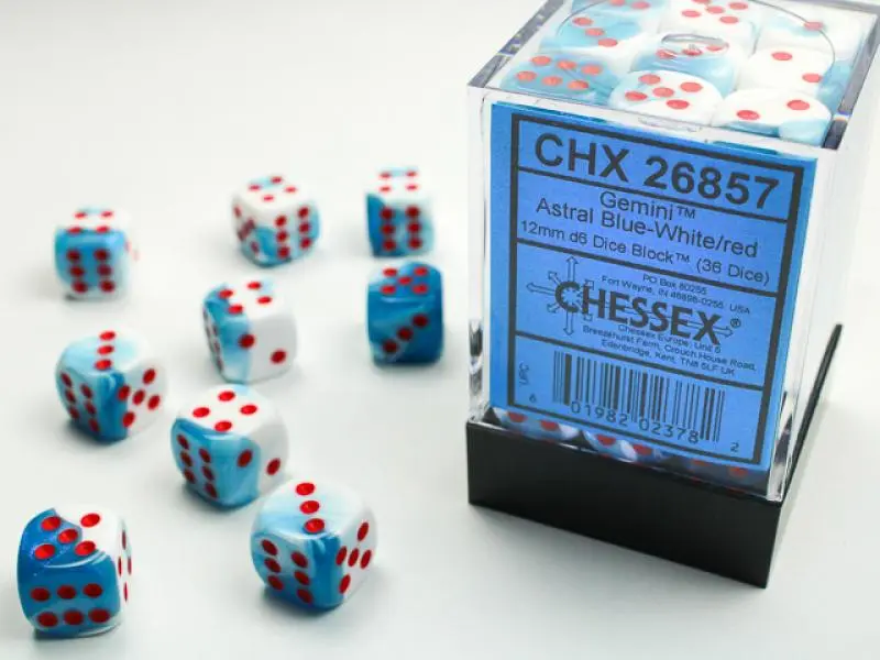 12mm D6 Dice Block (36)