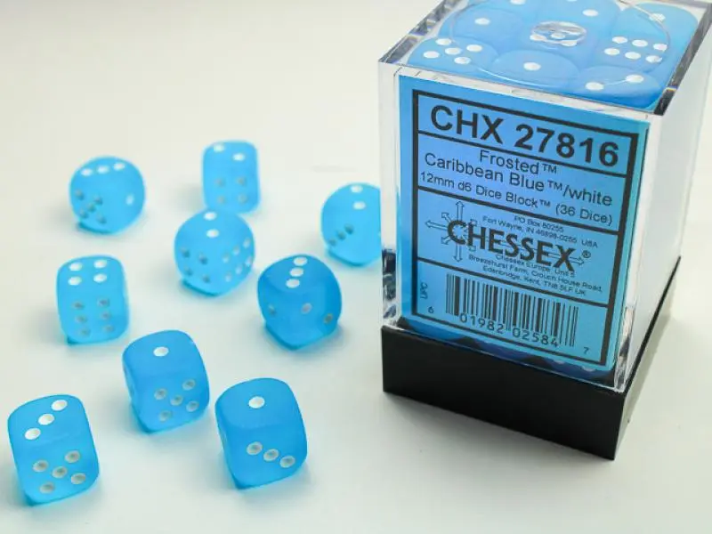 12mm D6 Dice Block (36)