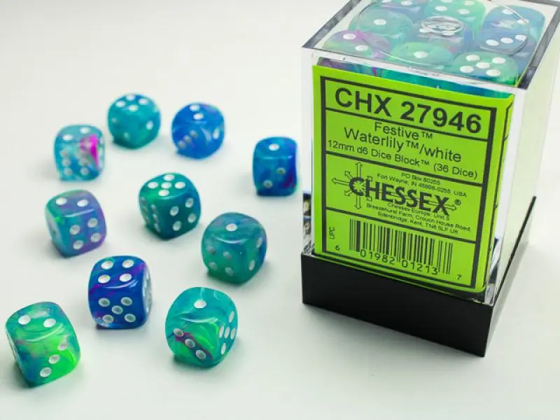 12mm D6 Dice Block (36)