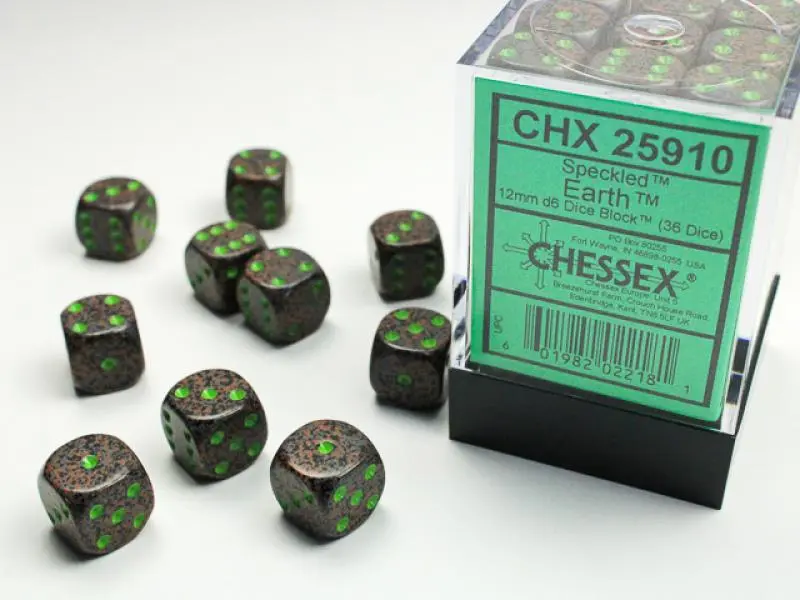 12mm D6 Dice Block (36)