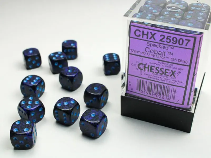 12mm D6 Dice Block (36)