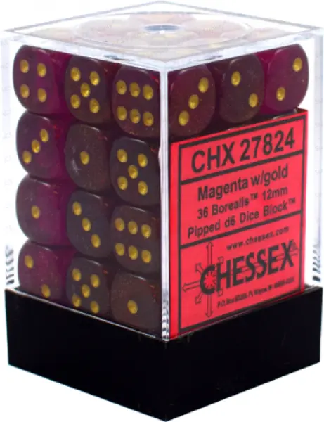 12mm D6 Dice Block (36)