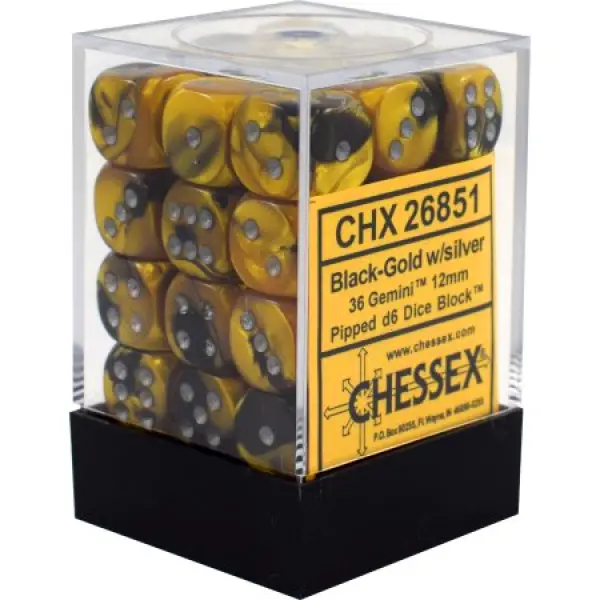 12mm D6 Dice Block (36)