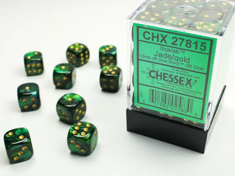 12mm D6 Dice Block (36)