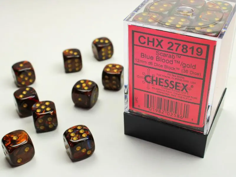 12mm D6 Dice Block (36)