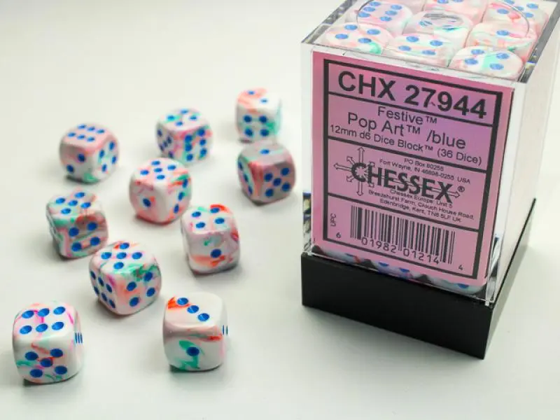 12mm D6 Dice Block (36)