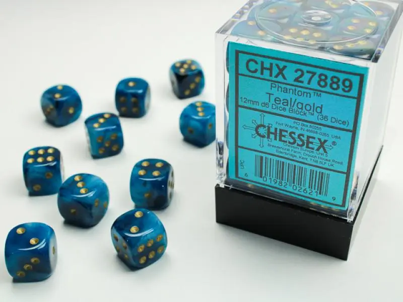 12mm D6 Dice Block (36)