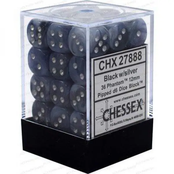 12mm D6 Dice Block (36)