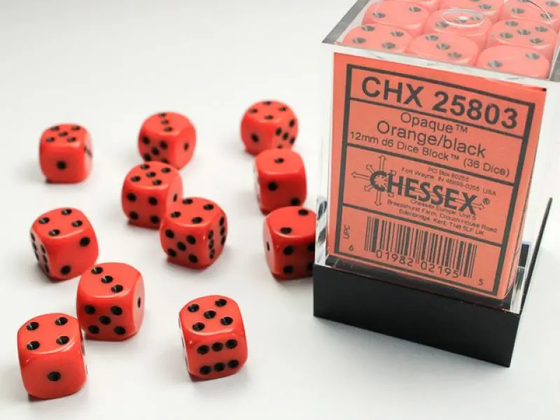 12mm D6 Dice Block (36)