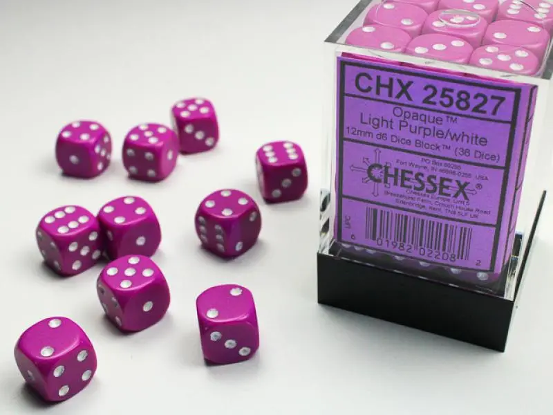 12mm D6 Dice Block (36)