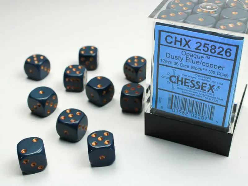 12mm D6 Dice Block (36)