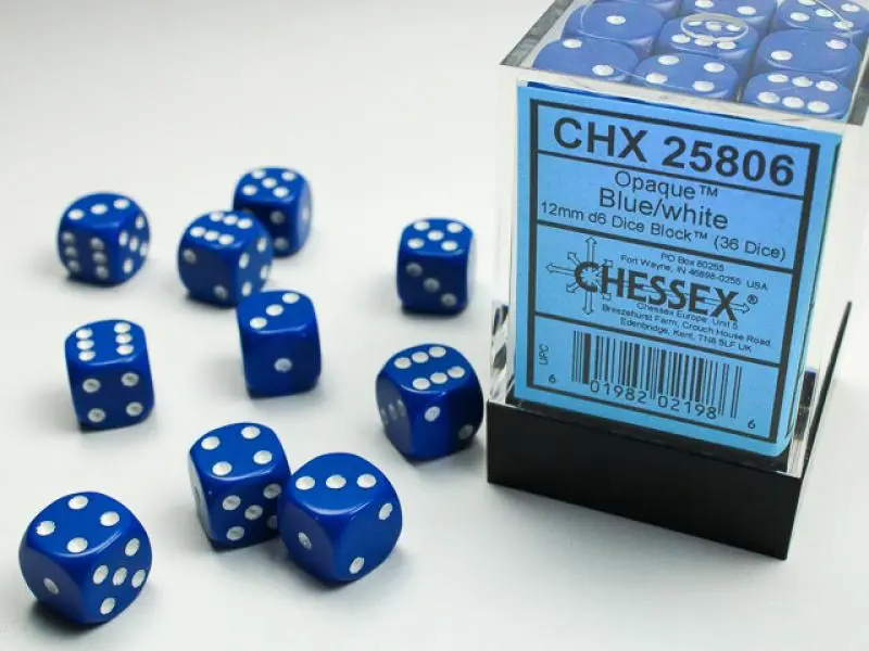 12mm D6 Dice Block (36)