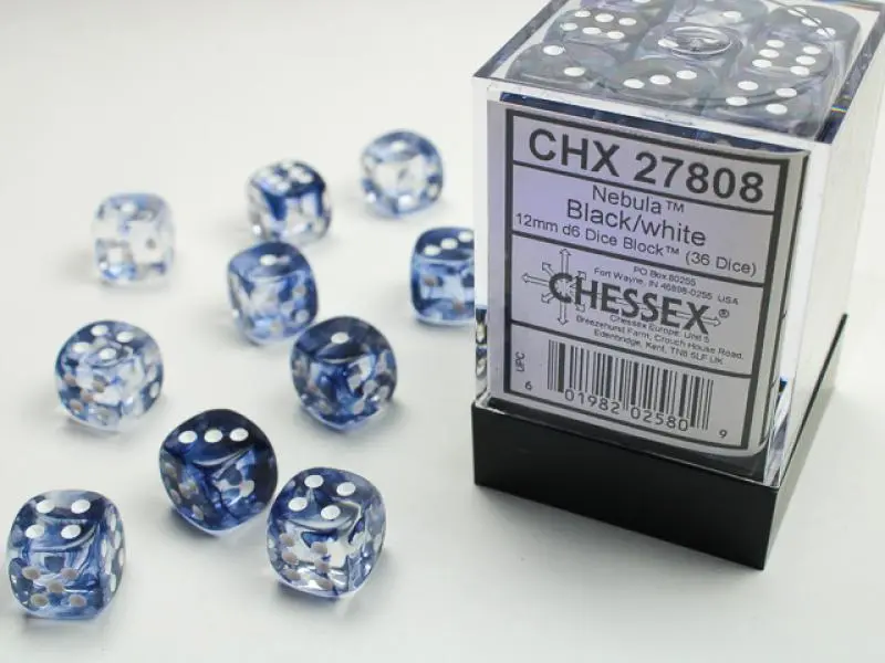 12mm D6 Dice Block (36)