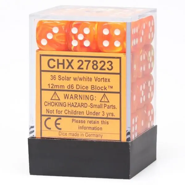 12mm D6 Dice Block (36)