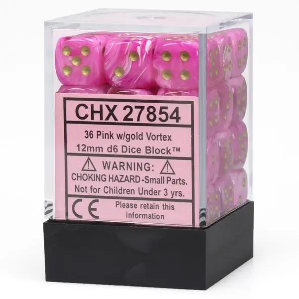 12mm D6 Dice Block (36)