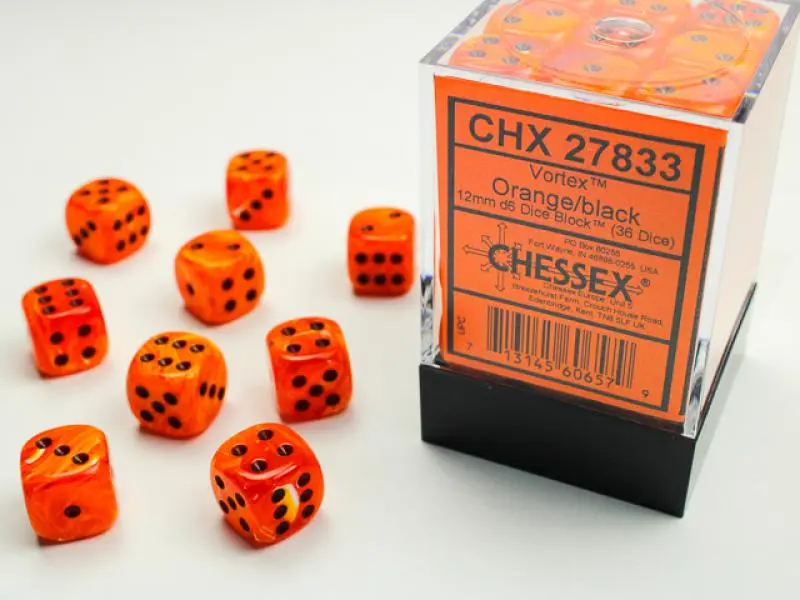 12mm D6 Dice Block (36)