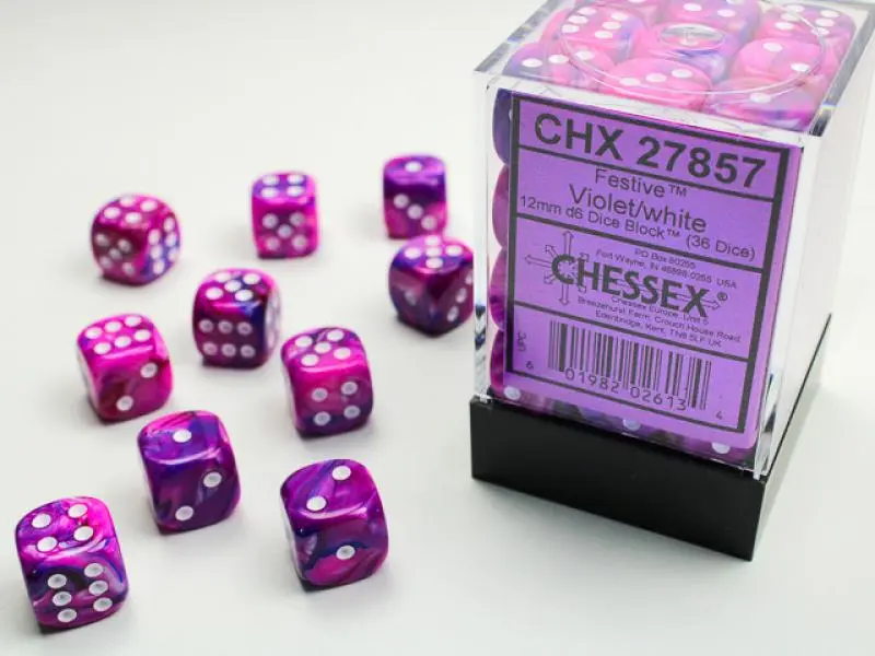 12mm D6 Dice Block (36)
