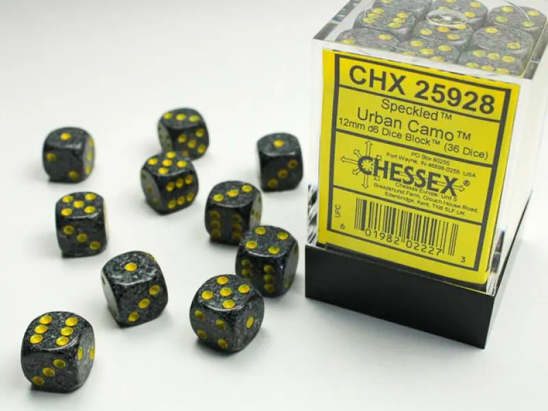 12mm D6 Dice Block (36)